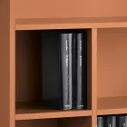 Estante de parede de design em melamina em várias cores, fabricada na Itália - Kea Viadurini
