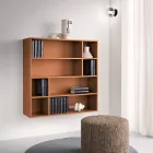 Estante de parede de design em melamina em várias cores, fabricada na Itália - Kea Viadurini