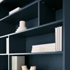 Estante de parede de design em melamina em várias cores, fabricada na Itália - Kea Viadurini