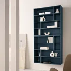 Estante de parede de design em melamina em várias cores, fabricada na Itália - Kea Viadurini