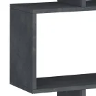 Estante de Parede com Design Vertical Sala de Estar em Madeira 3 Acabamentos - Minetta Viadurini