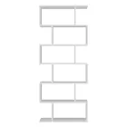 Estante de Parede com Design Vertical Sala de Estar em Madeira 3 Acabamentos - Minetta Viadurini