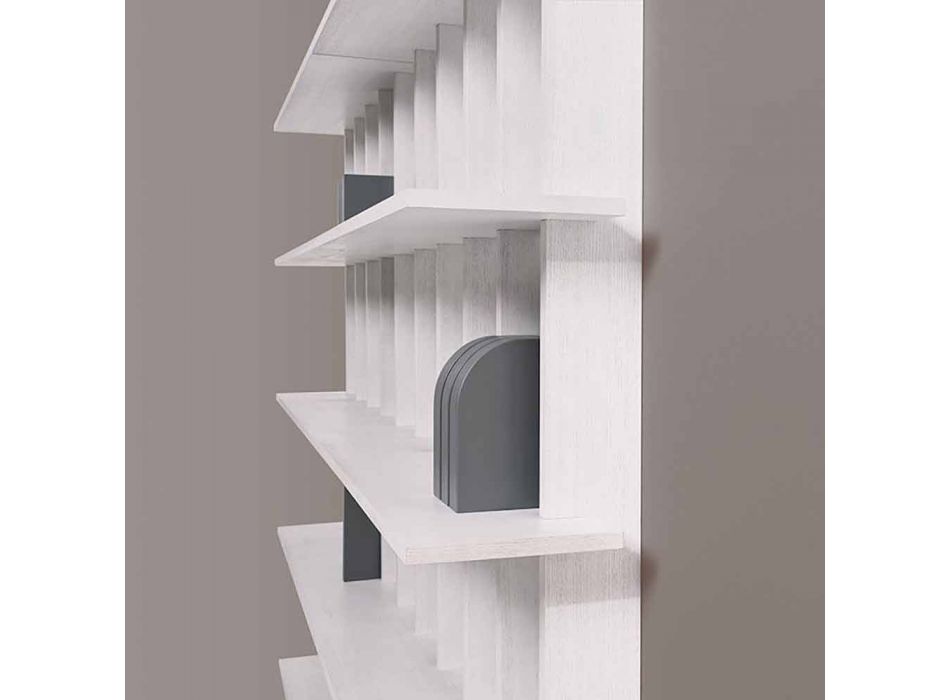 Estante de parede Shabby Chic em Design White Ash Wood - Babele Viadurini