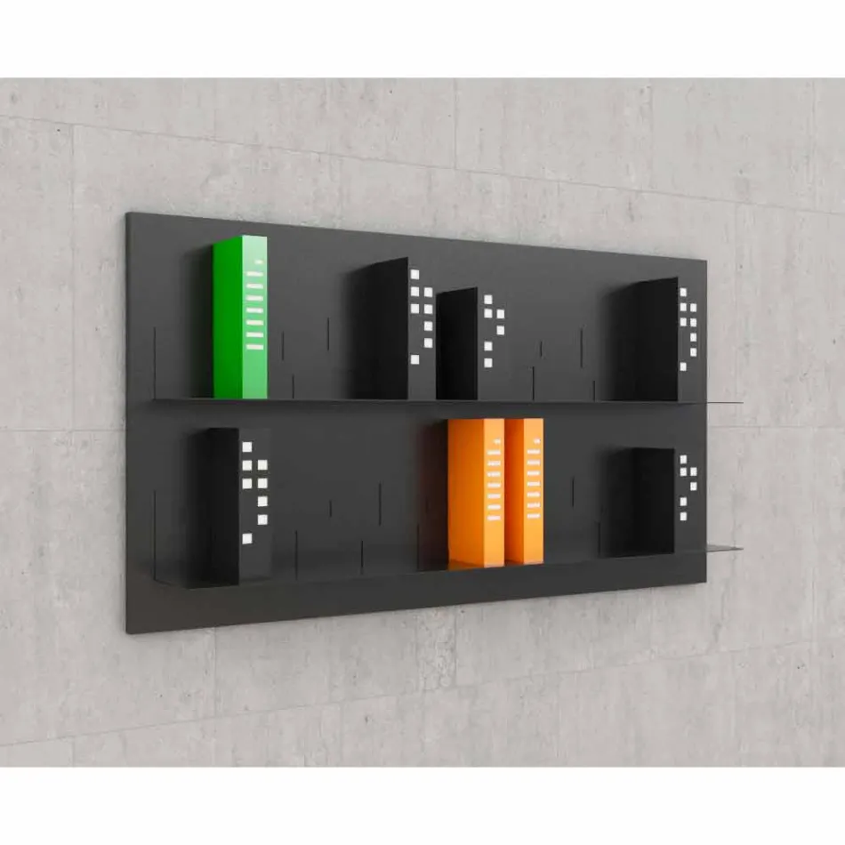 Biblioteca para Pendurar Skyline 130x70 Mabele Viadurini