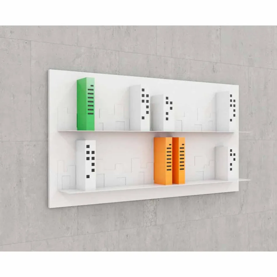 Biblioteca para Pendurar Skyline 130x70 Mabele Viadurini