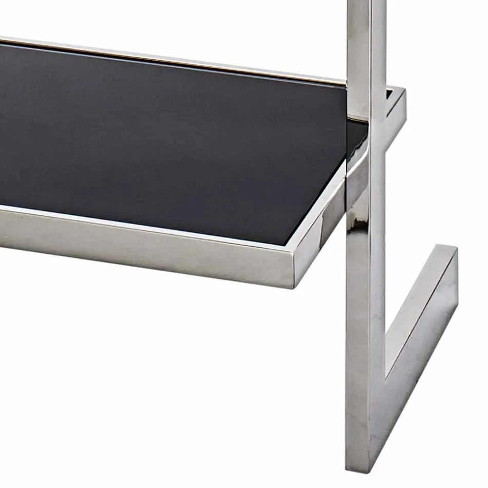 Estante de parede e aço em design 60x180x44cm Tafre Viadurini