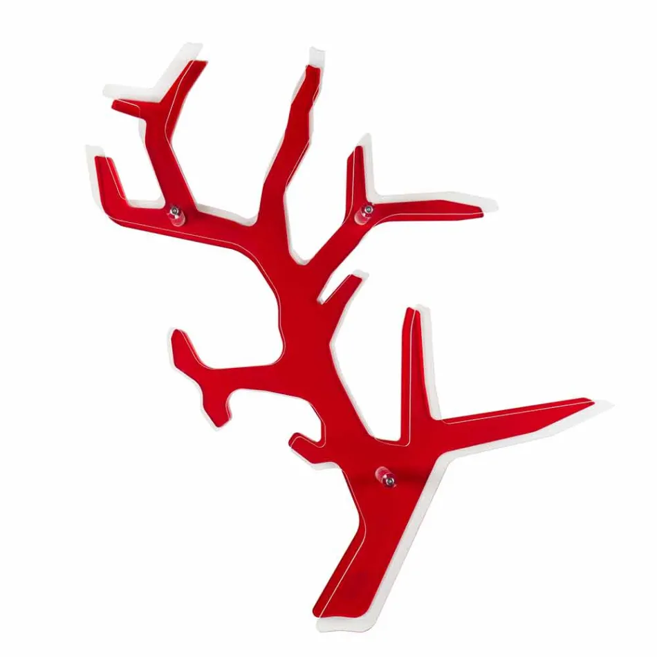 Wallcover design contemporâneo vermelho para Carol, made in Italy Viadurini