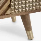 Estante Sala em Madeira Mango e Portas Recicladas Homemotion - Auriel Viadurini