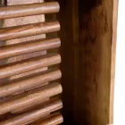 Estante de sala de estar em madeira de acácia - Vortice Viadurini