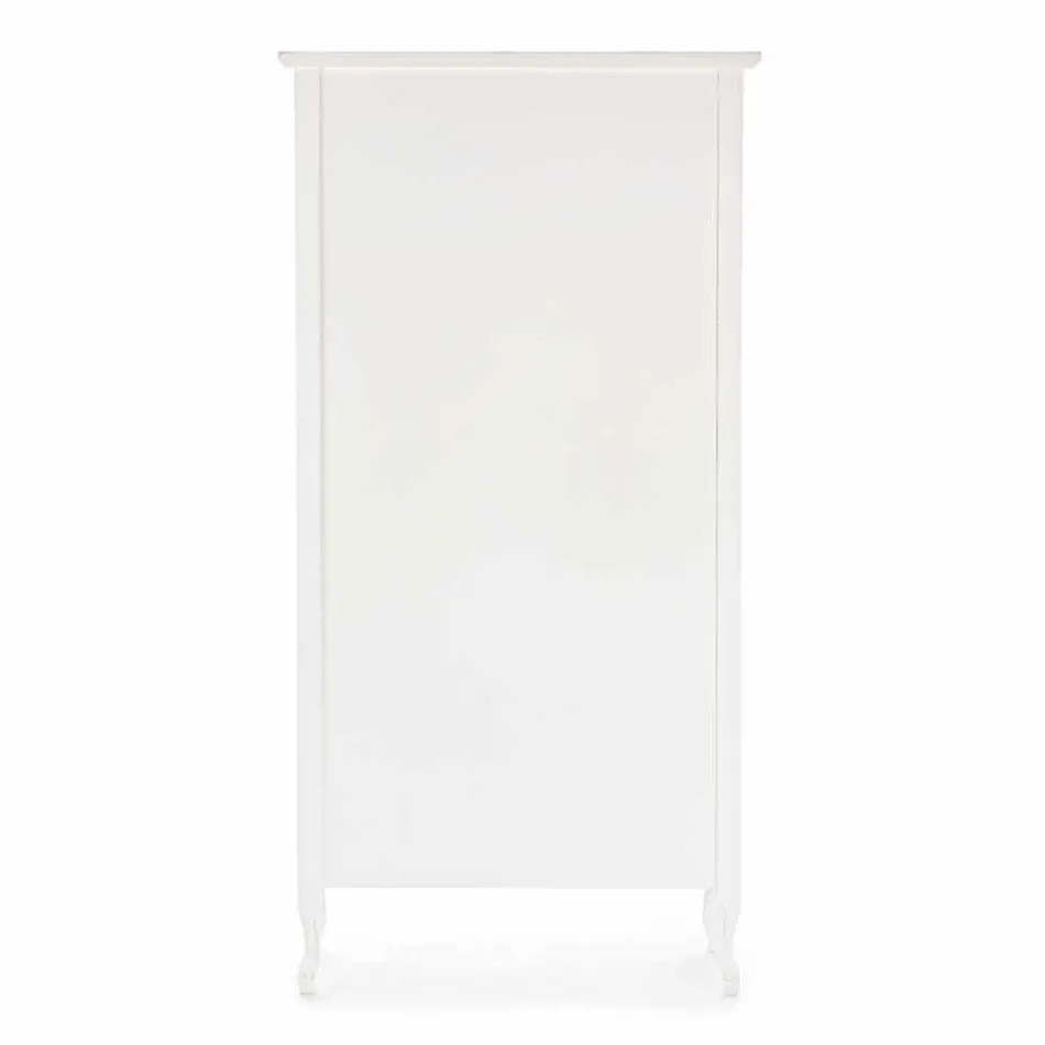 Estante Classic Floor em Madeira com Alças Metálicas Homemotion - Spina Viadurini