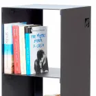 Estante de piso moderna em ferro preto, vermelho, branco ou cinza fabricada na Itália - Pls Viadurini