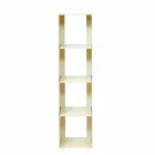 Estante de piso moderna em ferro preto, vermelho, branco ou cinza fabricada na Itália - Pls Viadurini