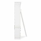 Estante de Madeira Design Clássico com Escada Decorativa Homemotion - Cedro Viadurini
