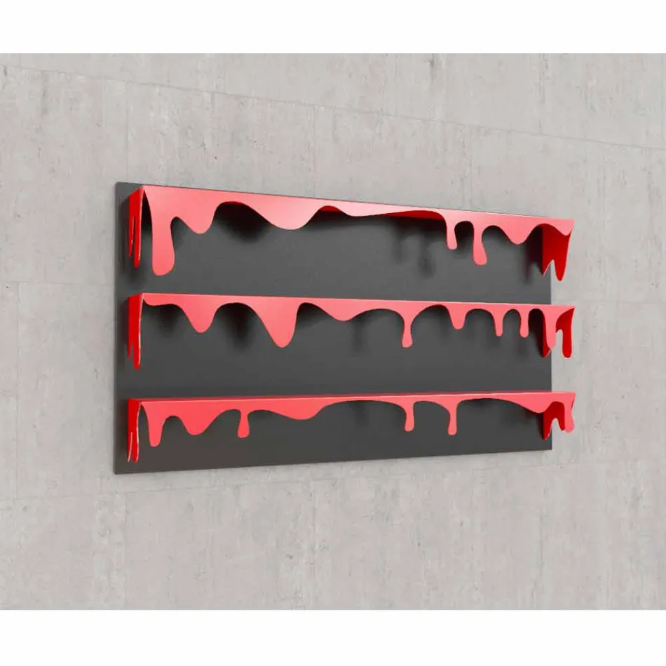 Biblioteca Design Kolata 130x70 (3 prateleiras) Mabele Viadurini