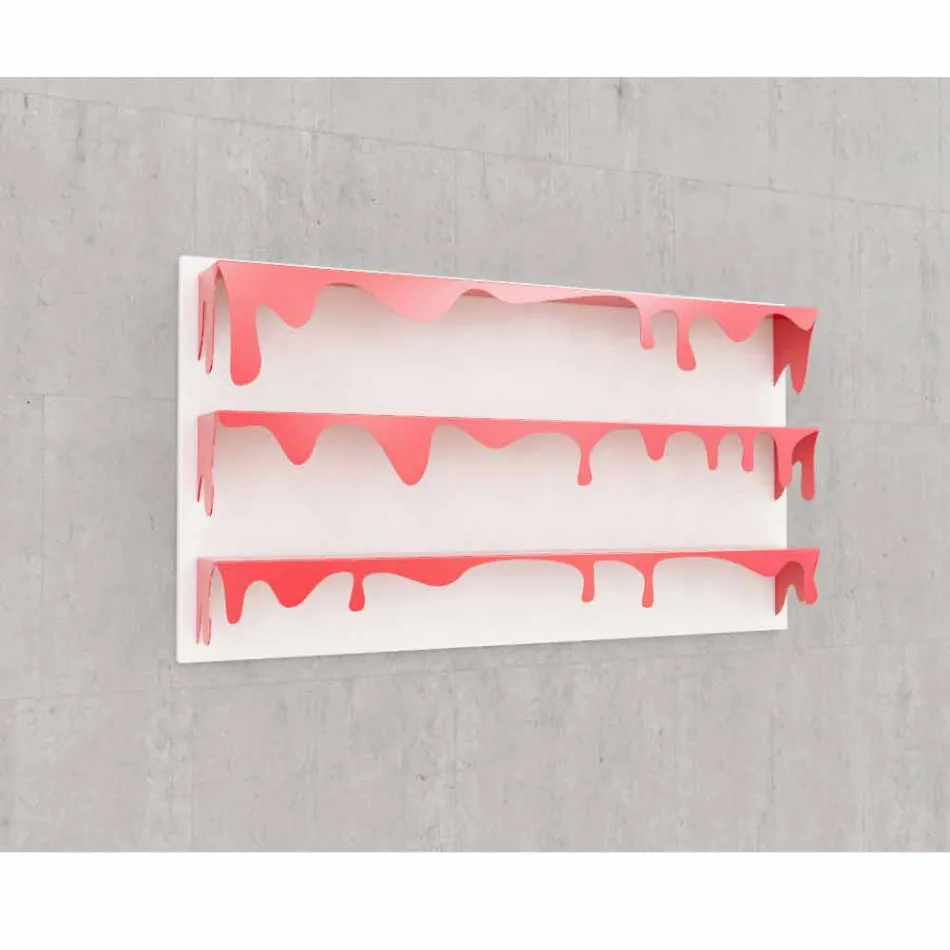 Biblioteca Design Kolata 130x70 (3 prateleiras) Mabele Viadurini