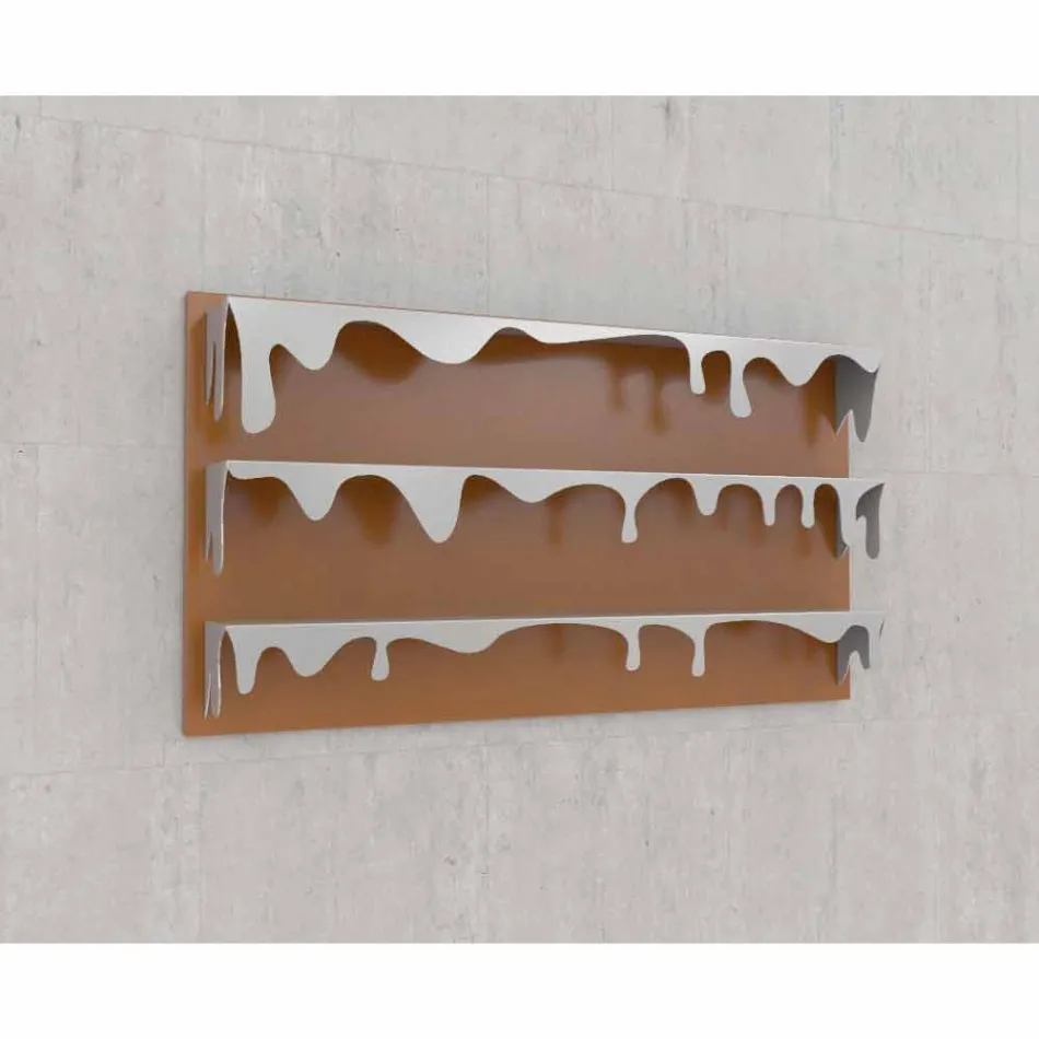 Biblioteca Design Kolata 130x70 (3 prateleiras) Mabele Viadurini