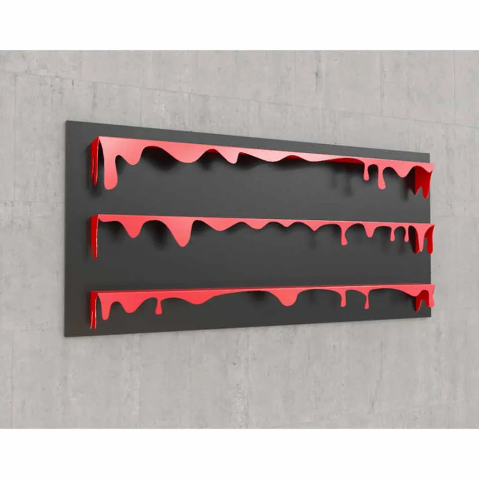 Biblioteca Design Kolata 186x86 (3 prateleiras) Mabele Viadurini