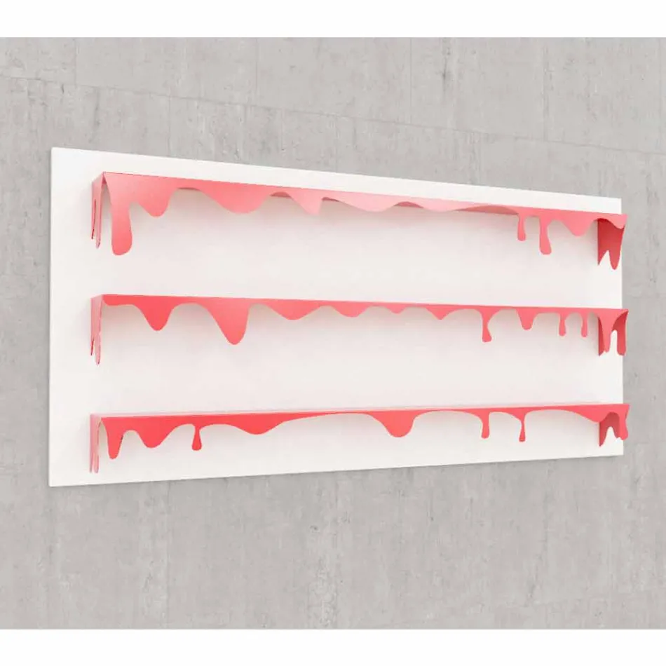 Biblioteca Design Kolata 186x86 (3 prateleiras) Mabele Viadurini