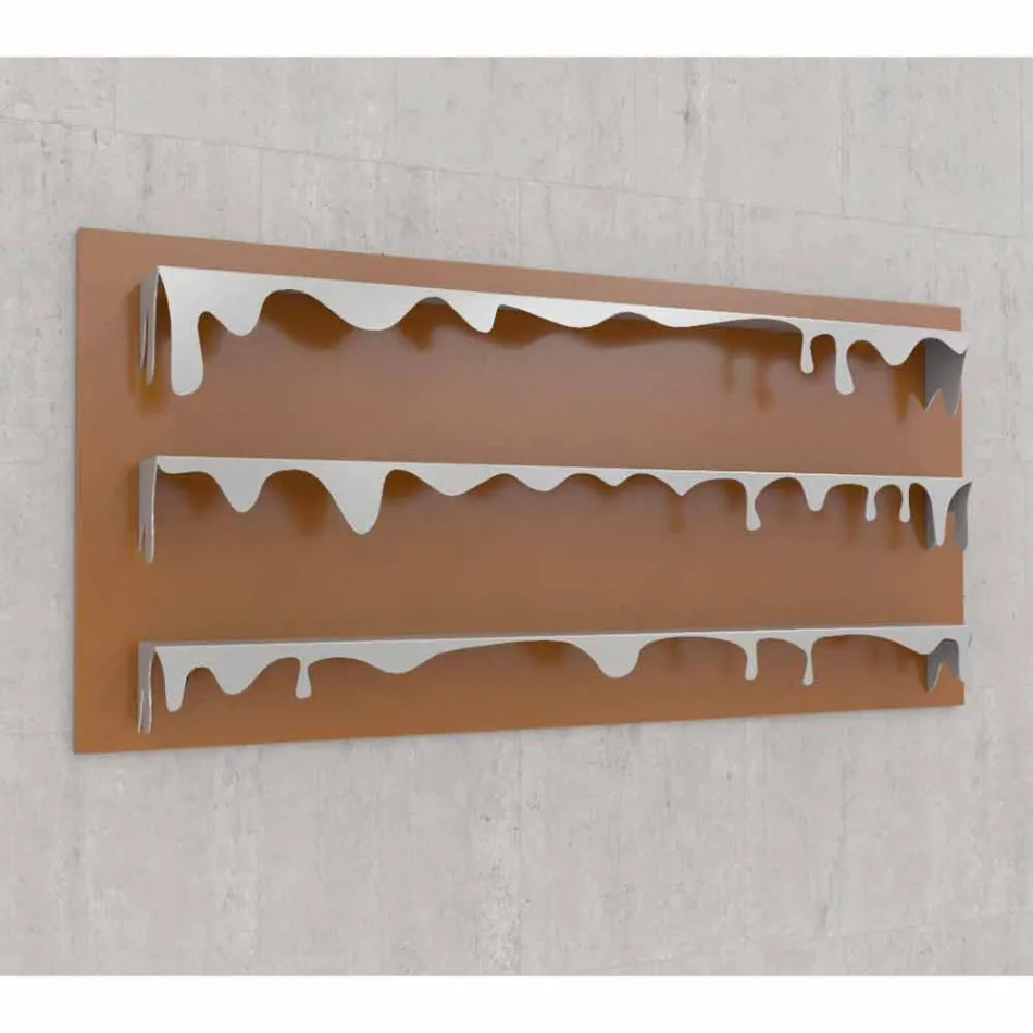 Biblioteca Design Kolata 186x86 (3 prateleiras) Mabele Viadurini