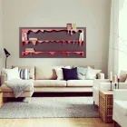 Biblioteca Design Kolata 186x86 (3 prateleiras) Mabele Viadurini