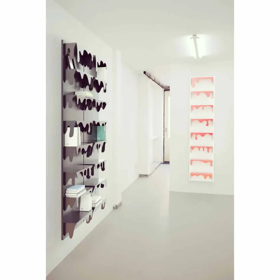 Biblioteca Design Kolata 50x127 (8 prateleiras) Mabele Viadurini