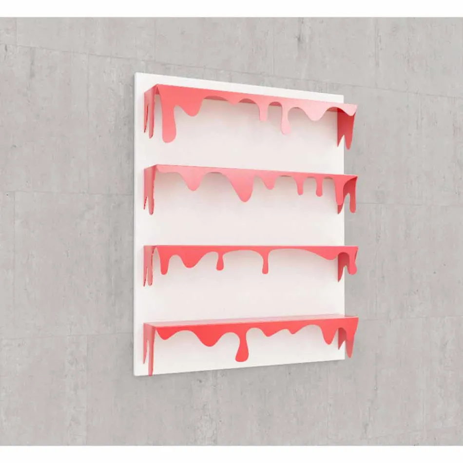 Biblioteca Design Kolata 90x110 (4 prateleiras) Mabele Viadurini