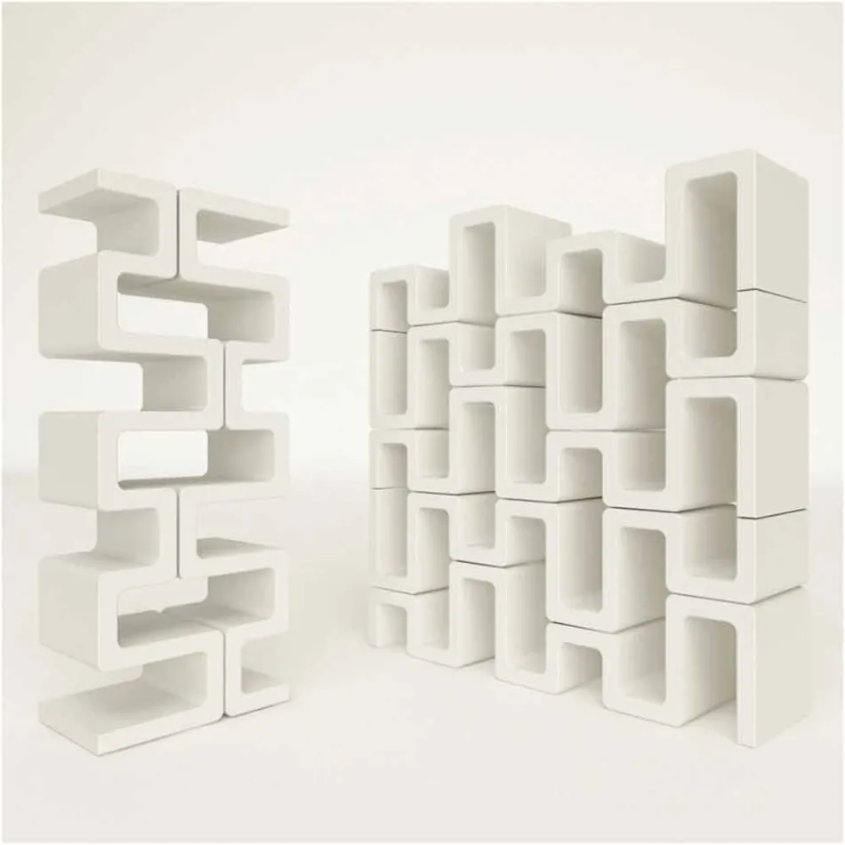 Biblioteca Design Moderno Sisma Made in Italy Viadurini