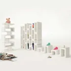 Biblioteca Design Moderno Sisma Made in Italy Viadurini