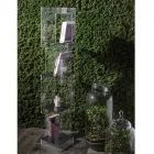 Estante Autoportante em Cristal Acrílico Transparente ou Fumado - Icaria Viadurini