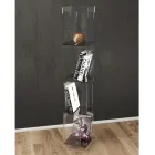 Estante Autoportante em Cristal Acrílico Transparente ou Fumado - Icaria Viadurini