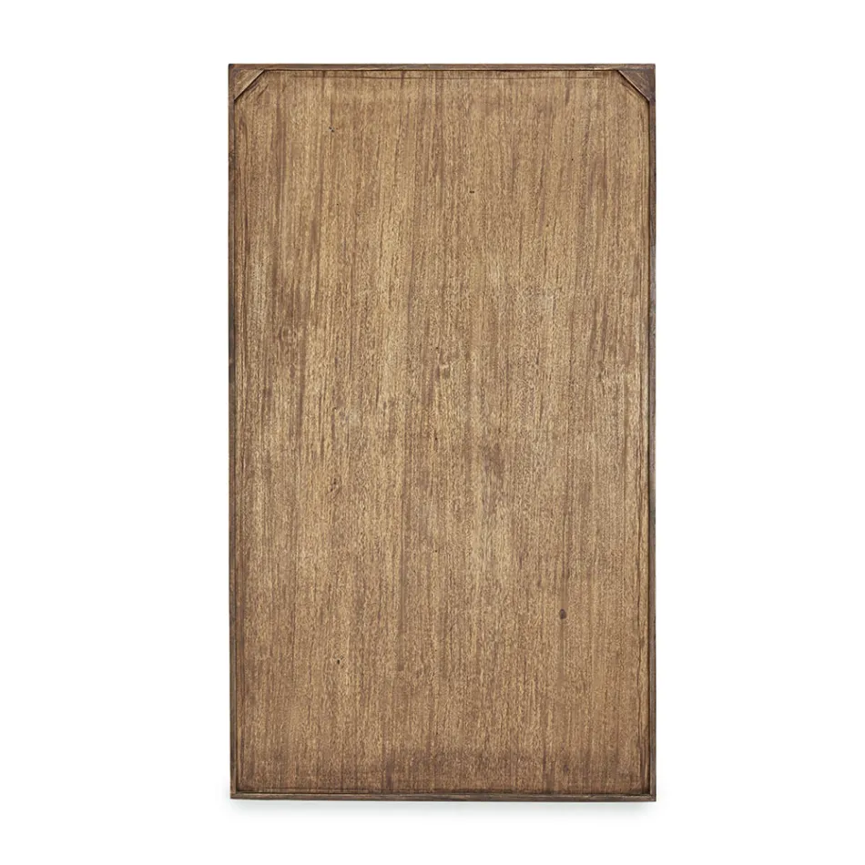 Estante Mango Wood e Gavetas Recicladas com Decoração Homemotion - Auriel Viadurini