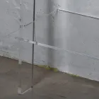 Estante de Sala em Cristal Acrílico Transparente 2 Tamanhos - Parotta Viadurini