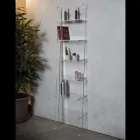 Estante de Sala em Cristal Acrílico Transparente 2 Tamanhos - Parotta Viadurini