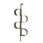 Estante vertical Fatima em metal pintado com pés ajustáveis. Viadurini