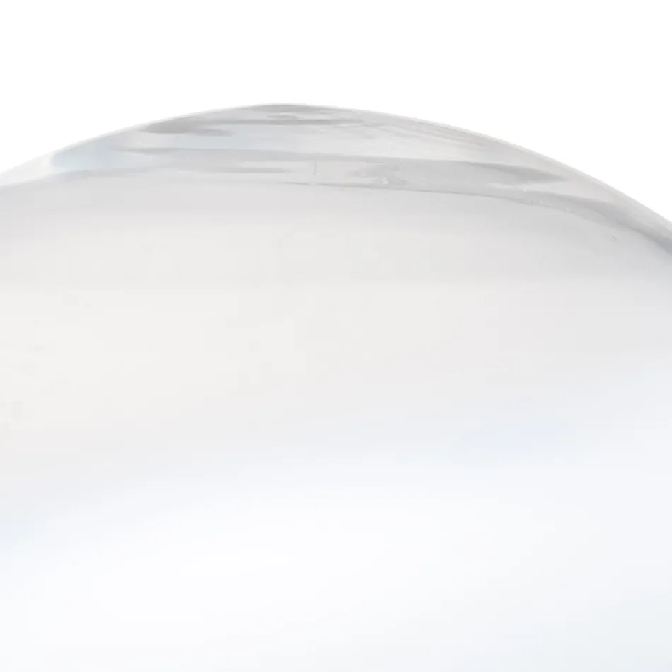 Luminária de mesa Isotta em vidro e metal, disponível em dois tamanhos, fabricada na Itália. Viadurini