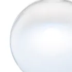Luminária de mesa Isotta em vidro e metal, disponível em dois tamanhos, fabricada na Itália. Viadurini