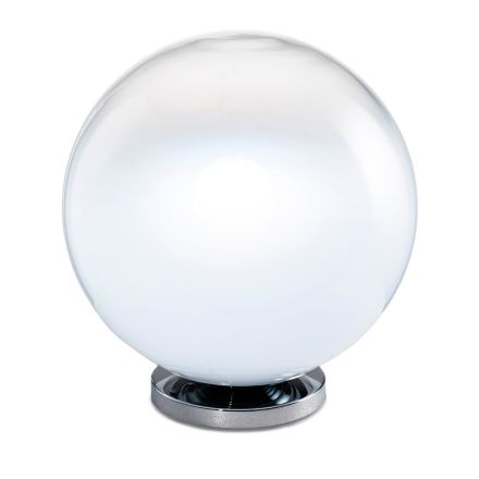 Luminária de mesa Isotta em vidro e metal, disponível em dois tamanhos, fabricada na Itália. Viadurini