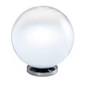 Luminária de mesa Isotta em vidro e metal, disponível em dois tamanhos, fabricada na Itália.