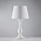 Abajur de madeira com cúpula fabricada na Itália para decoração de interiores - Siena Viadurini