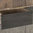 Aparador 2 Portas 2 Gavetas em Madeira Manga e Aço Homemotion - Signorino Viadurini