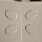 Aparador Rialto com quatro portas em MDF e melamina, disponível em dois acabamentos. Fabricado na Itália. Viadurini