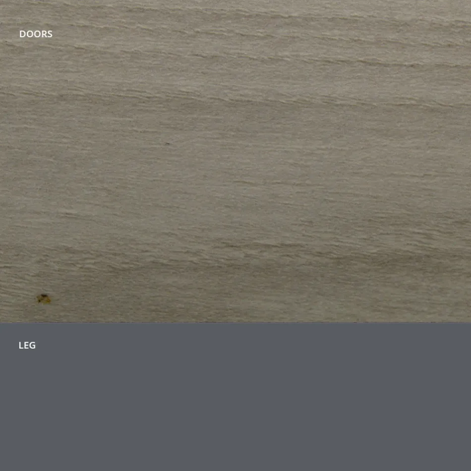 Aparador de sala em madeira mate e laminado HPL Made in Italy - Fiorenza Viadurini