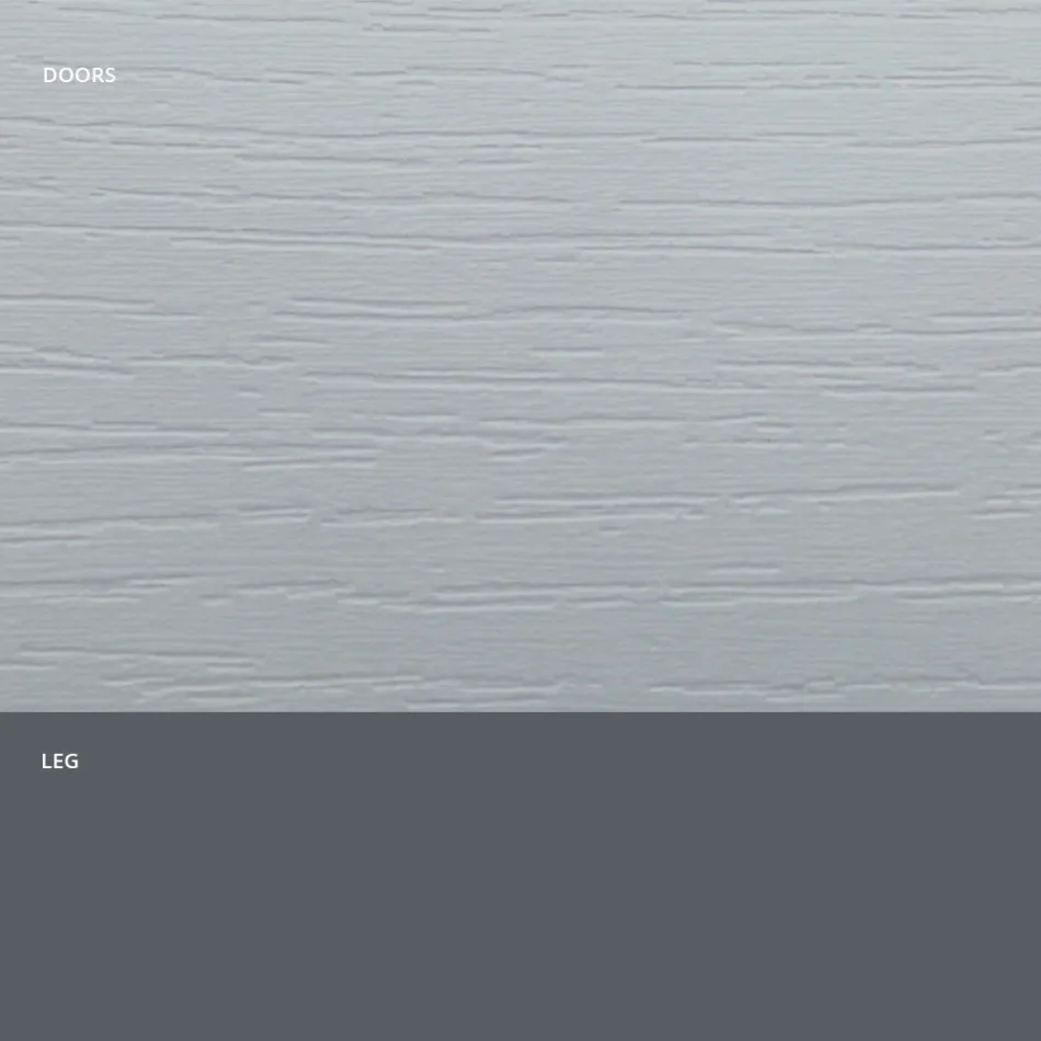 Aparador de sala em madeira mate e laminado HPL Made in Italy - Fiorenza Viadurini