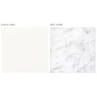 Aparador de área de estar com 3 portas em acabamento em mármore Carrara Made in Italy - Finn Viadurini