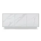 Aparador de madeira com 2 ou 3 portas em laminado HPL Fabricado na Itália - Fiorenza Viadurini