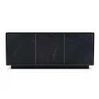 Aparador de madeira com 2 ou 3 portas em laminado HPL Fabricado na Itália - Fiorenza Viadurini