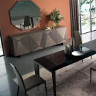 Aparador em madeira de freixo feito à mão na Itália - Soberbo Viadurini