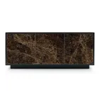 Aparador em Madeira Lacada com 2 ou 3 Portas Cerâmicas Made in Italy - Fiorenza Viadurini