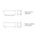 Aparador em melamina com 3 portas de carvalho e espelho. Fabricado na Itália - Romina. Viadurini