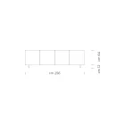 Aparador Moderno em Madeira Folheada de Freixo Fabricado na Itália - Galassia Viadurini